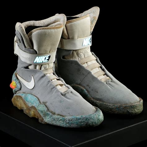 back to the future fake shoes|nike mag marty mcfly shoes.